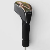 Moeder Stelde Modern Schrift Foto Op Golfheadcover (Schuin)