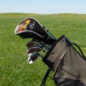 Moeder Stelde Modern Schrift Foto Op Golfheadcover (Insitu)