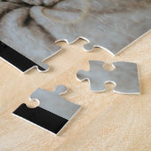 Moeder Stelde Modern Vet Script Zwart 3 Foto Legpuzzel (Zijkant)