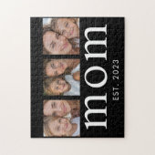 Moeder Stelde Moderne Minimaal 3 Foto Legpuzzel (Verticaal)