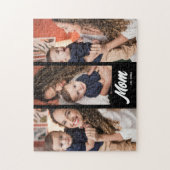 Moeder Stelde Moderne Zwarte Foto Op Legpuzzel (Verticaal)