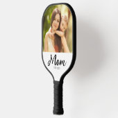 Moeder Stelde Plezier Script Foto Op Pickleball Paddle (Links)