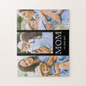 Moeder Stichtte Moderne 3 Foto Legpuzzel (Verticaal)