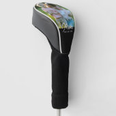 Moeder Stichtte Moderne Schrift Foto Golfheadcover (Schuin)