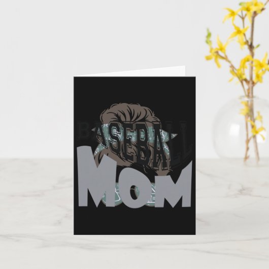 Moeder sticker kaart (Gele Bloem)