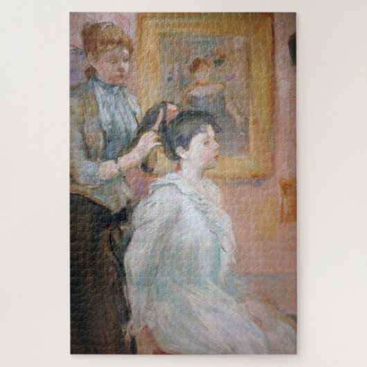 Moeder Styling Dochterhaar (door Berthe Morisot) Legpuzzel (Verticaal)