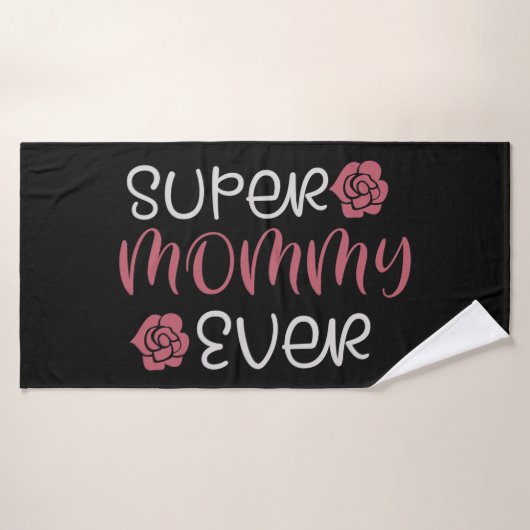 Moeder - Super Moeder Ooit Bad Handdoek (Badhanddoek)