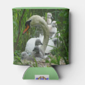 Moeder Swan met Koelbox voor baby's Blikjeskoeler (Achterkant)