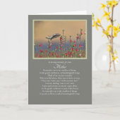 Moeder sympathie Spirituele deelneming Kaart (Gele Bloem)