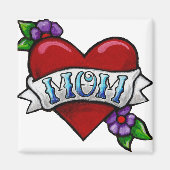 Moeder Tattoo Magneet (Voorkant)