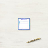 Moeder te doen lijst post-it® notes (Op bureau)