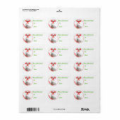 Moeder te zijn Geit Christmas Gift Label Sticker (Full Sheet)