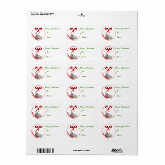 Moeder te zijn Geit Christmas Gift Label Sticker (Full Sheet)