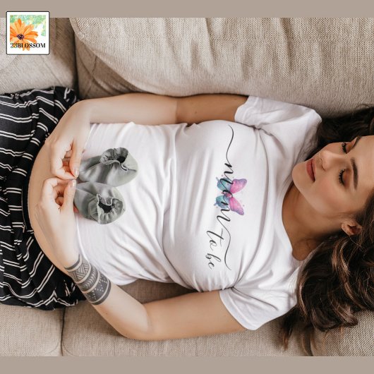 moeder te zijn Geslacht onthullen partij matching T-shirt