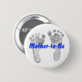 Moeder-te-zijn Ronde Button 5,7 Cm (Voorkant /achterkant)