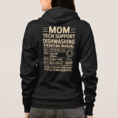 Moeder Tech Ondersteuning – Handleiding Vaatwasser Hoodie (Achterkant)