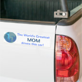 Moeder ter Wereld Bumpersticker (Op Truck)