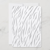 Moeder Tijger & Cub Kraft Papier Baby shower Uitno Kaart (Achterkant)