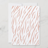 Moeder Tijger & Cub Kraft Papier Baby shower Uitno Kaart (Achterkant)