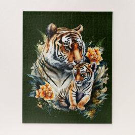Moeder Tijger met haar Cub Puzzel