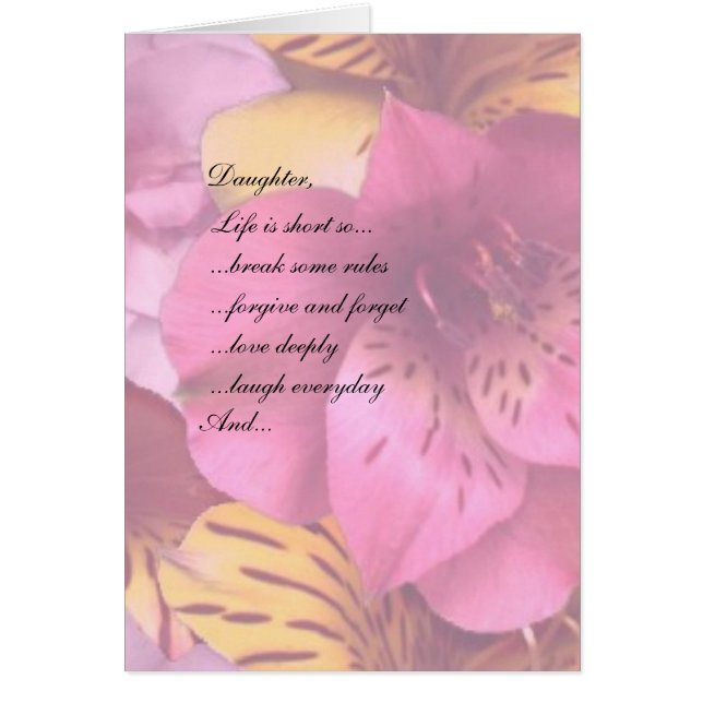 Moeder tot dochter (Voorkant)