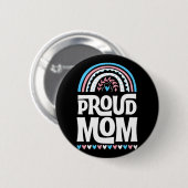 Moeder Transgender Pride Vlag Moederdag Boheems  Ronde Button 5,7 Cm (Voorkant /achterkant)
