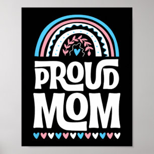 Moeder Transgender Pride Vlag Moederdag Bohemian Poster