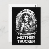 Moeder Trucker Briefkaart (Voorkant / Achterkant)