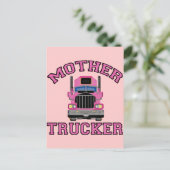 Moeder Trucker Briefkaart (Staand voorkant)