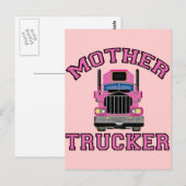 Moeder Trucker Briefkaart (Voorkant / Achterkant)