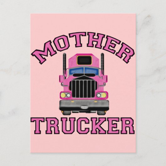 Moeder Trucker Briefkaart (Voorkant)