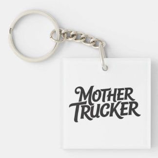 Moeder Trucker Sleutelhanger