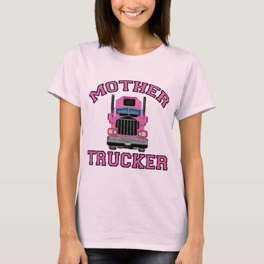 Moeder Trucker T-shirt (Voorkant)