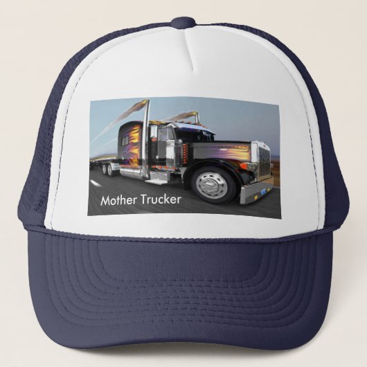 Moeder Trucker Trucker Hat Trucker Pet (Voorkant)