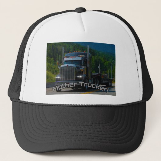 Moeder Trucker! Vrouw Driver Series Trucker Pet (Voorkant)