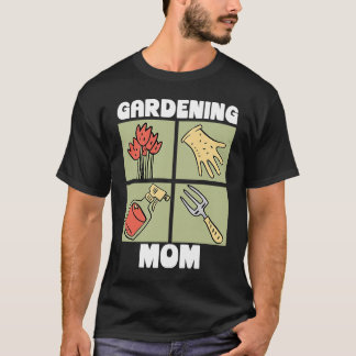 Moeder Tuinieren Plant Tuinierder Succulent Moeder T-shirt