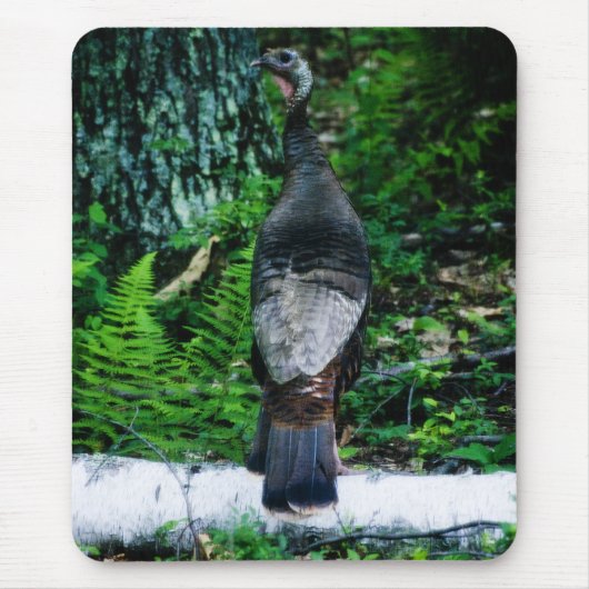 Moeder Turkey Mousepad Muismat (Voorkant)