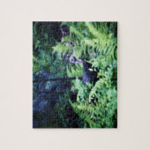 Moeder Turkije in Ferns Puzzle Legpuzzel (Verticaal)
