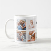 Moeder Typografie Familie Fotocollage Koffiemok (Links)