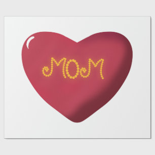 Moeder typografie ontwerp, Schattige moeder citaat Cadeaupapier