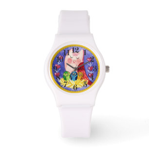 Moeder-uiltriplets Horloge