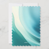 Moeder uit duizenden Aqua aangepaste Moederdag Gro Feestdagenkaart (Achterkant)