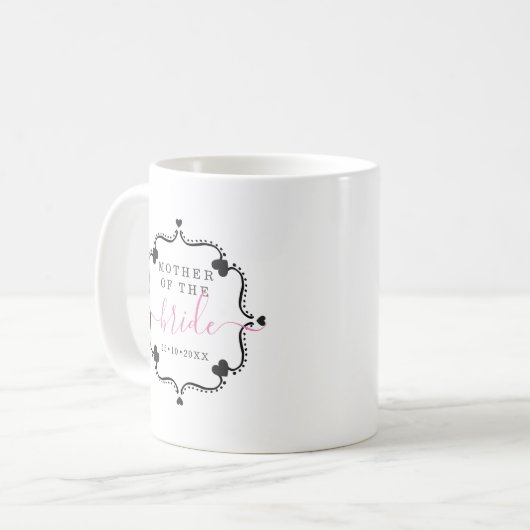 Moeder/vader van de bruid koffiemok (Voorkant links)