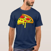Moeder vader Zoon Dochter Pizza Slice Matching T-shirt (Voorkant)