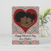 Moeder Valentijnsdag Ethnic Mud Cloth Style (Staand voorkant)