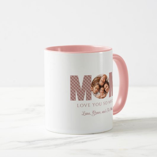 Moeder Valentijnsdag Foto Mok (Voorkant rechts)