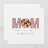 Moeder Valentijnsdag Fotokaart Kaart (Voorkant / Achterkant)