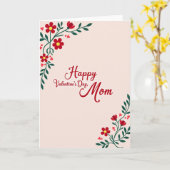 Moeder Valentijnsdag kaart (Gele Bloem)