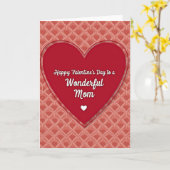 Moeder Valentijnsdag kaart (Gele Bloem)