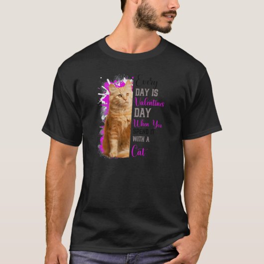 Moeder Valentijnsdag Kat moeder moeder moeder moed T-shirt (Voorkant)